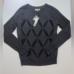 Missä Charcoal Sweater with Geometric Cut-Outs 🩶
*NEW WITH TAGS 🏷️